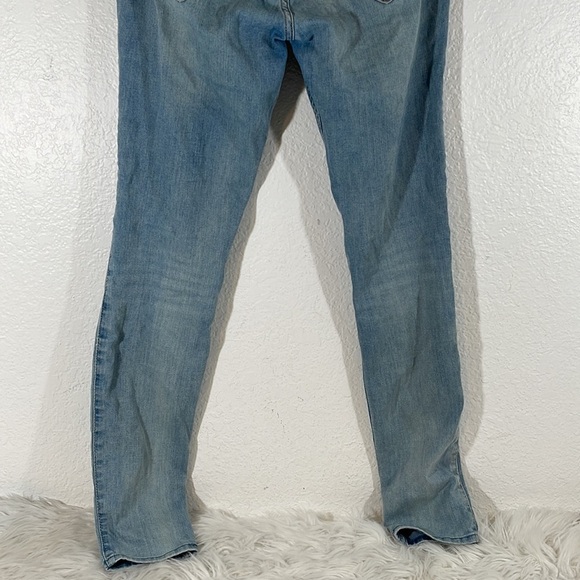 HOLLISTER HIGH RISE SUPER SKINNY CLASSIC STRETCH DISTRESSED WITH POCKETS SIZE 9L - Picture 7 of 13